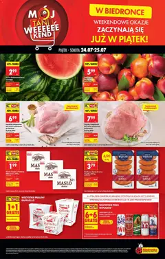 Pogląd oferty "Biedronka gazetka - Tani weekend" - ważna od 24.07.2026