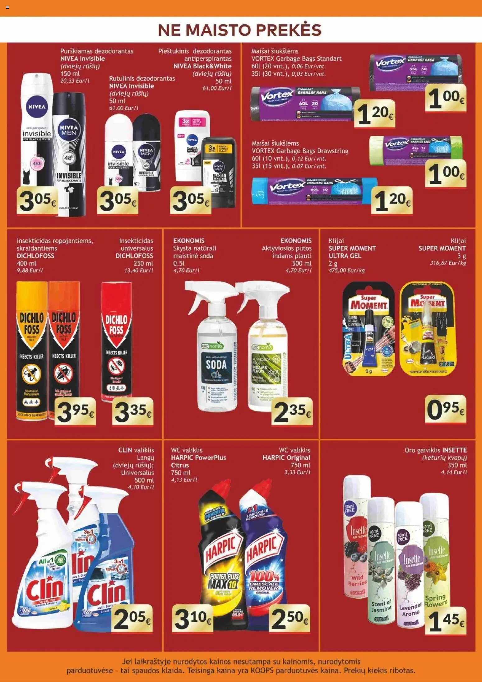 Koops akcijos nuo 2026.07.13 | Puslapis: 15 | Prekių: Rutulinis dezodorantas, Wc, Dezodorantas, Antiperspirantas