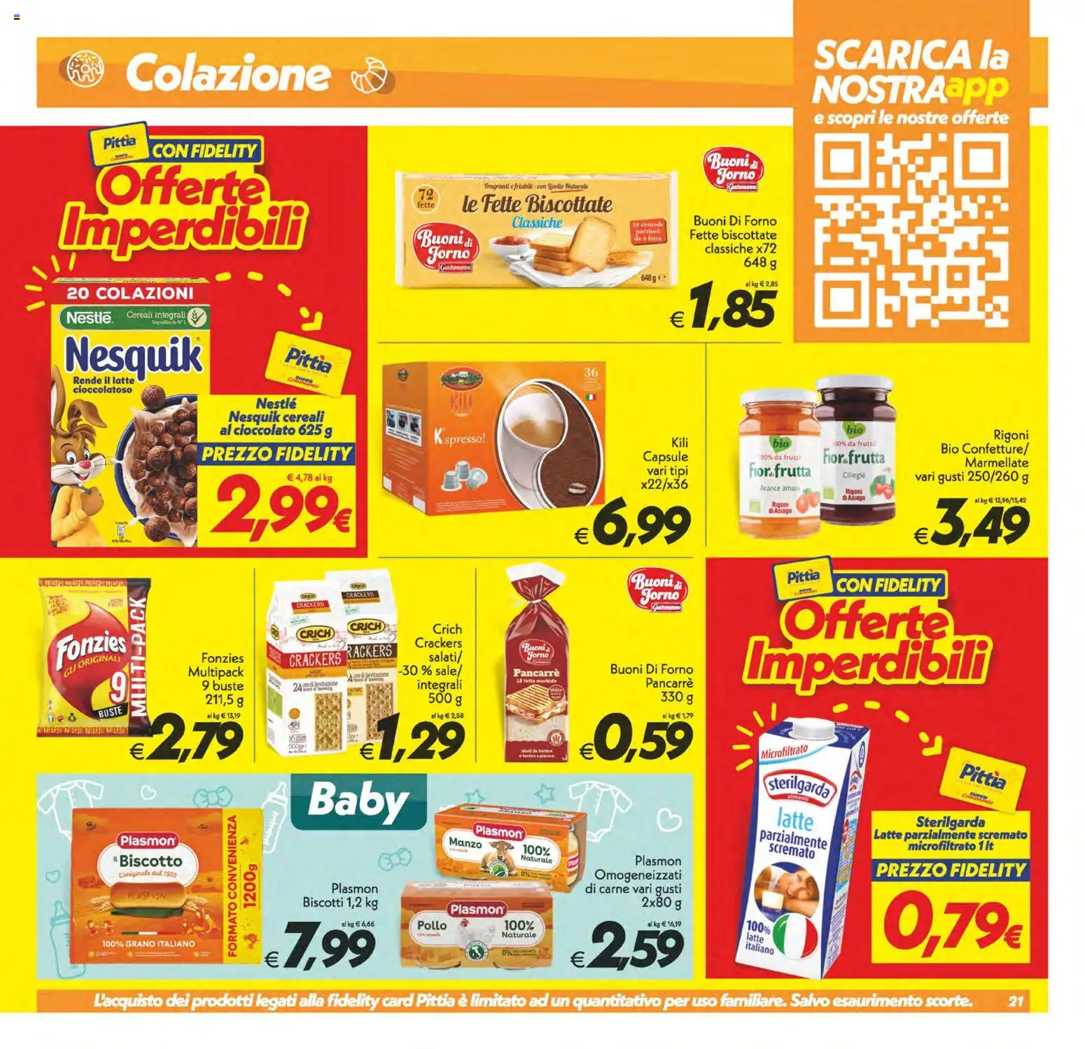 Volantino SuperConveniente del 09.06.2026 | Pagina: 21 | Prodotti: Arance, Manzo, Forno, Fette biscottate