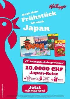 Angebote - Kellogg: Nach dem Frühstück ab nach Japan. ab 24.08.2026 gültig