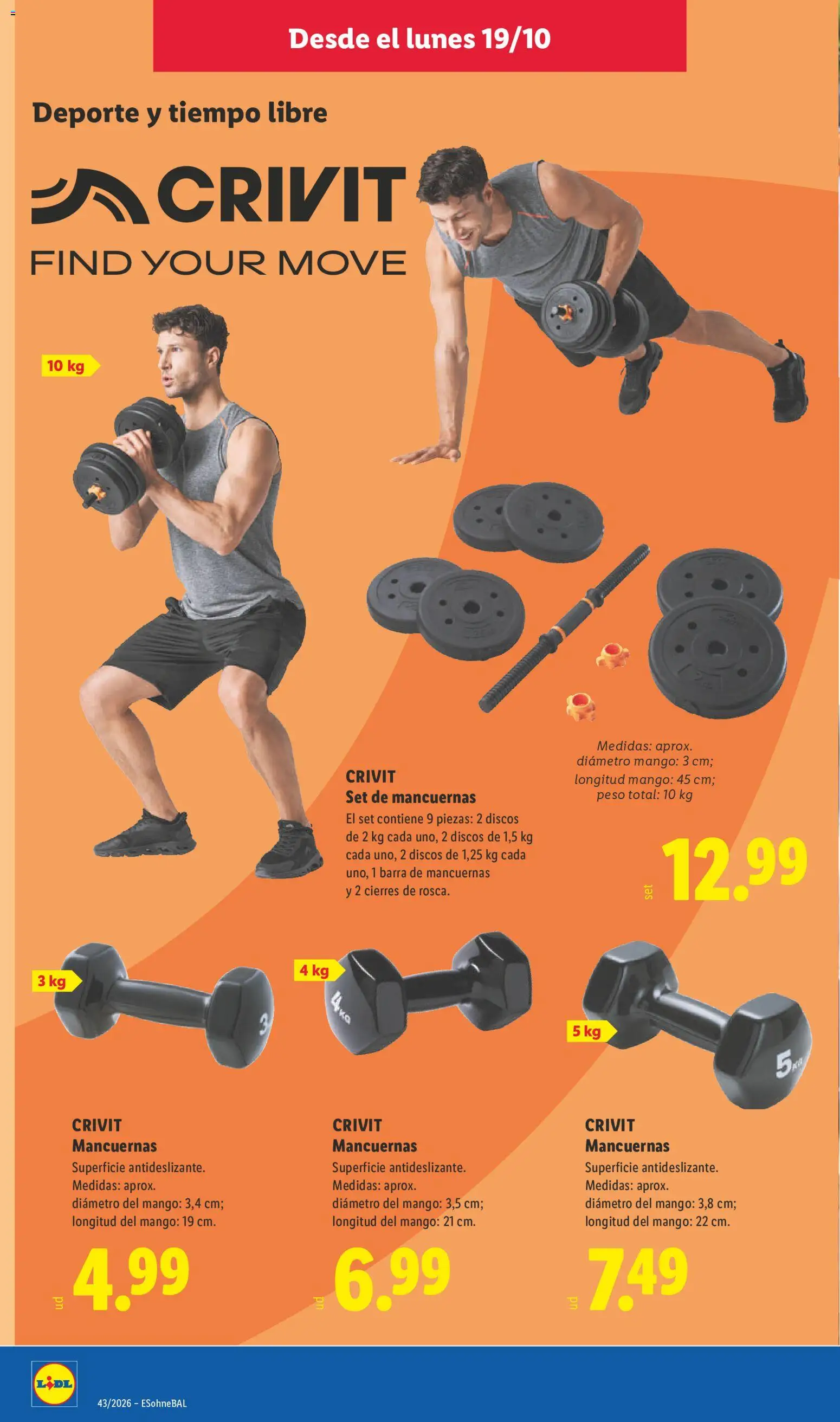 Lidl folleto de bazar │ válido desde el 19/10/2026 | Página: 16 | Productos: Peso, Mango