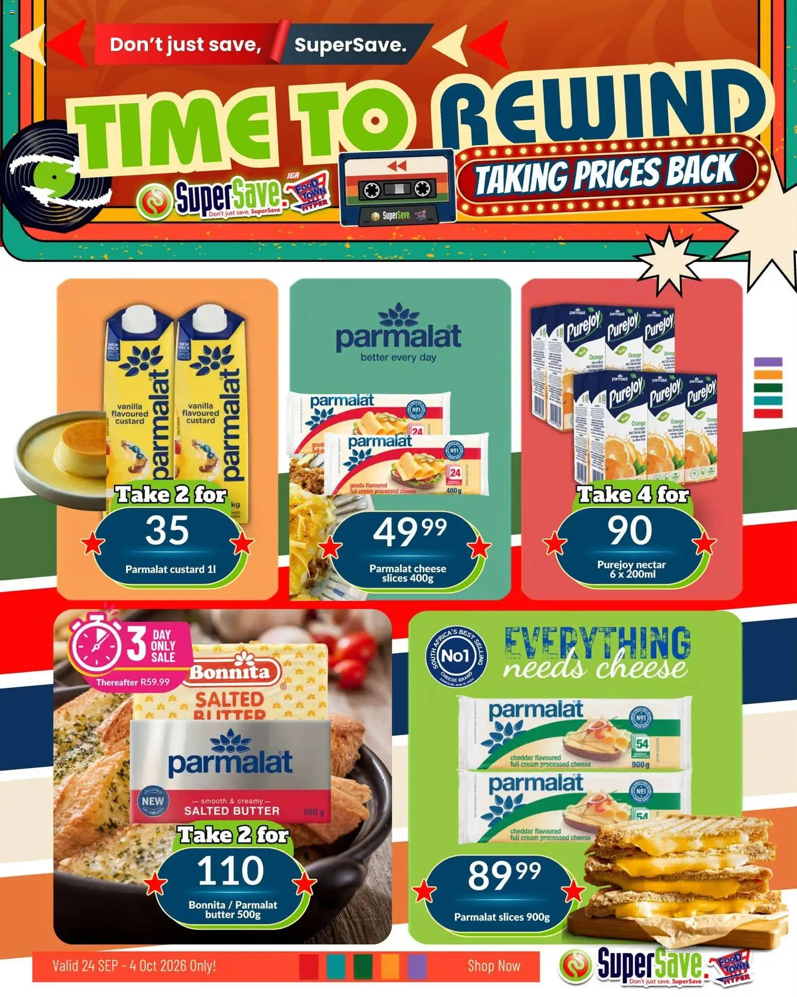 New Super Save catalogue – valid from 24/09/2026 | Page: 52 | Products: Custard, Cheese, Cheddar, Cream