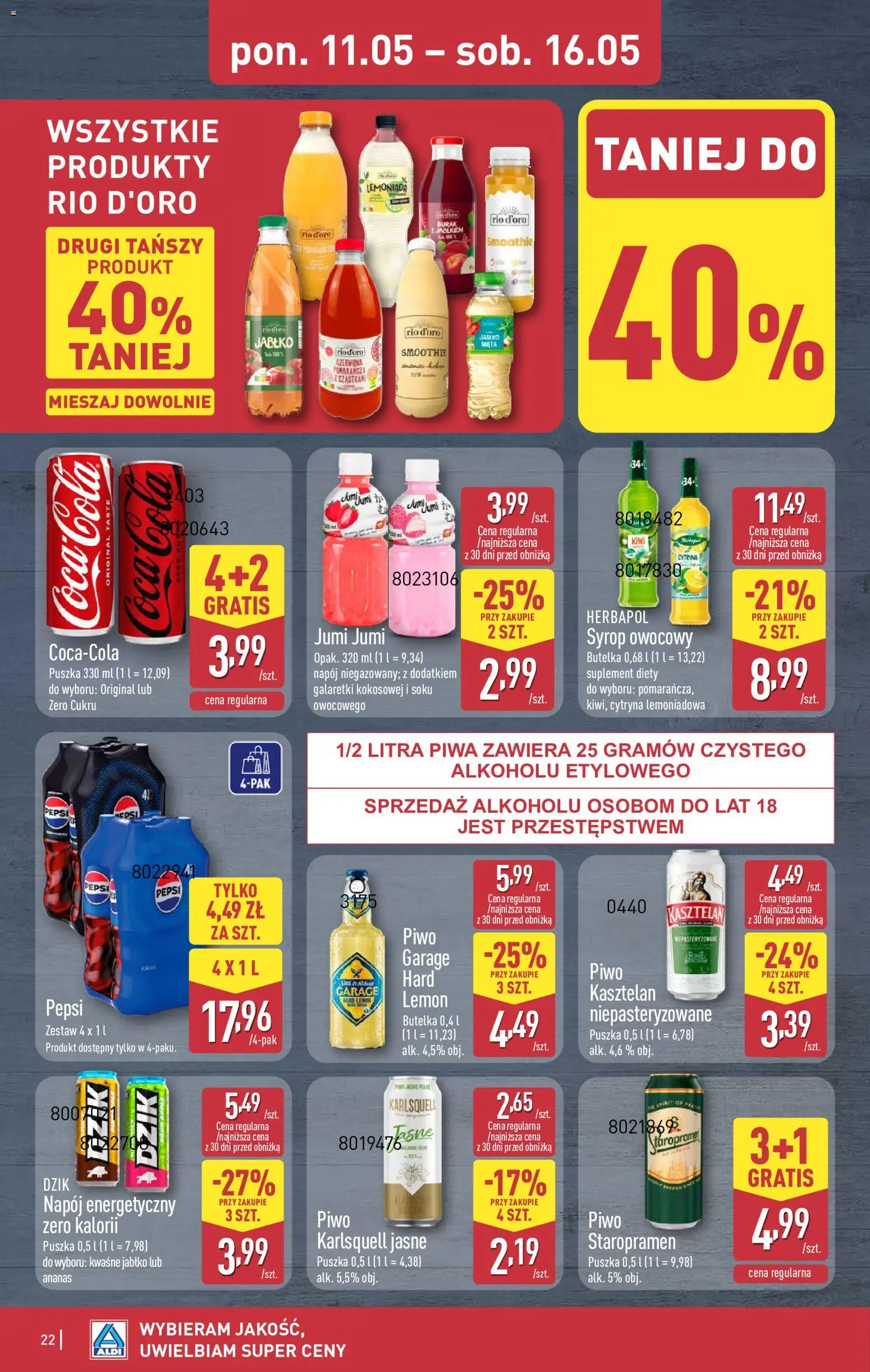 Aldi Polsko leták od 11.05.2026 | Strana: 22