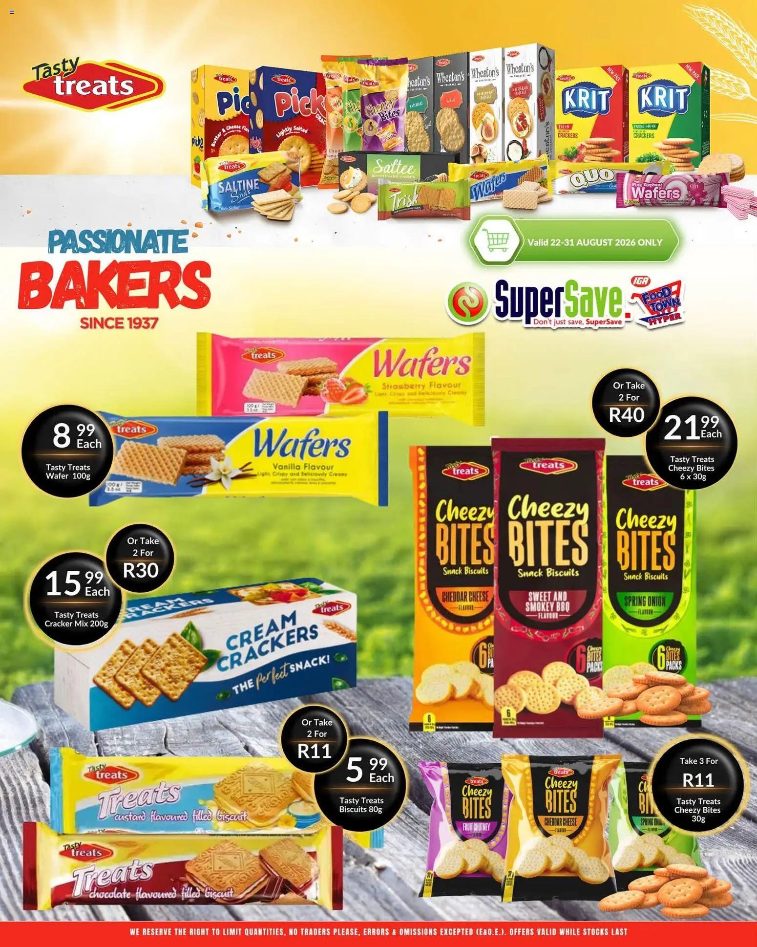 New Super Save catalogue – valid from 22/08/2026 | Page: 31 | Products: Custard, Chutney, Vanilla, Cheddar