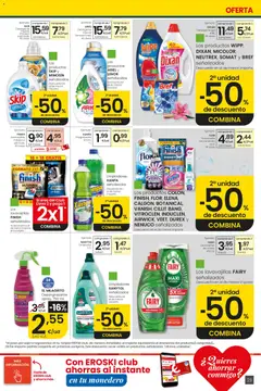 Vista previa Eroski Nirekin aurreztu nahi Aliprox válido desde el 14.05.2026 | Página: 23 | Productos: Fragancia, Detergente, Lavavajillas, Caja
