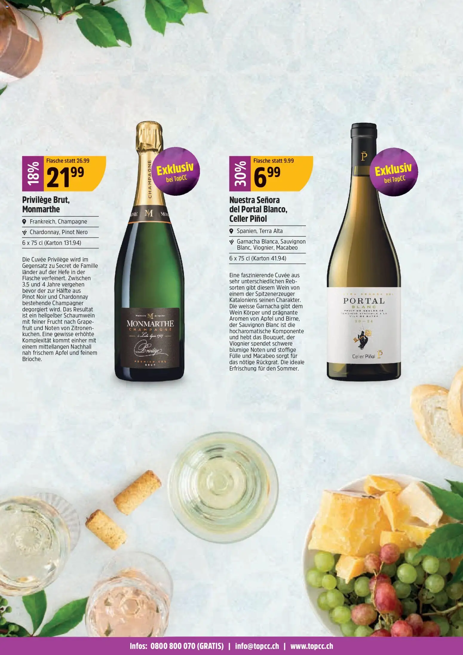 TopCC aktionen Weinfestival – gültig ab 31.08.2026 | Seite: 16 | Produkte: Zitronen, Wein, Äpfel