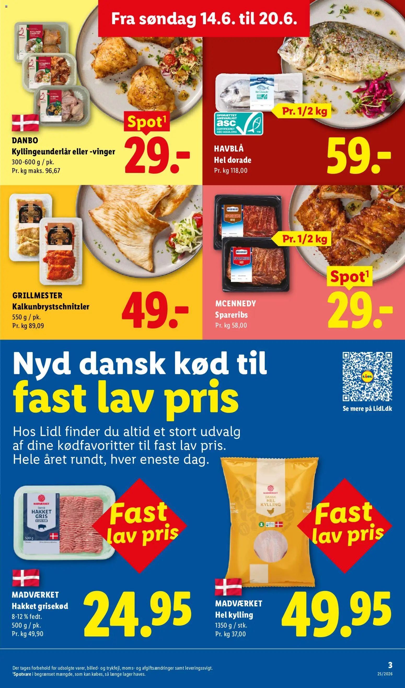 Lidl tilbudsavis – gyldig fra 18.06.2026 | Side: 17 | Produkter: Spareribs, Søm
