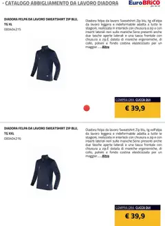 Anteprima del volantino Eurobrico Abbigliamento da Lavoro Diadora catalogo valido a partire dal 23.07.2025 | Pagina: 57
