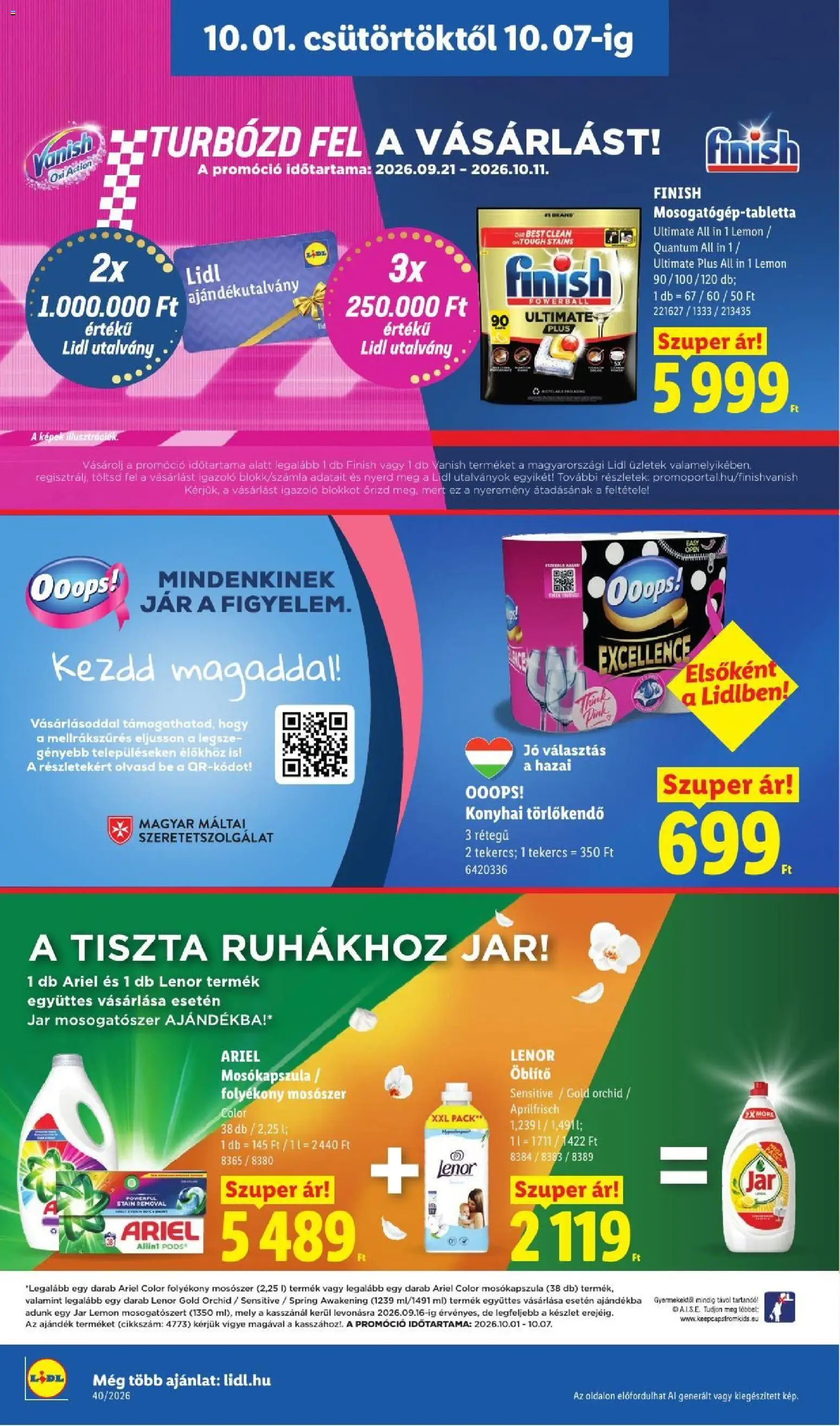 Lidl akciós ujság - amely érvényes a következő dátumtól: 2026.10.01. | Oldal: 22