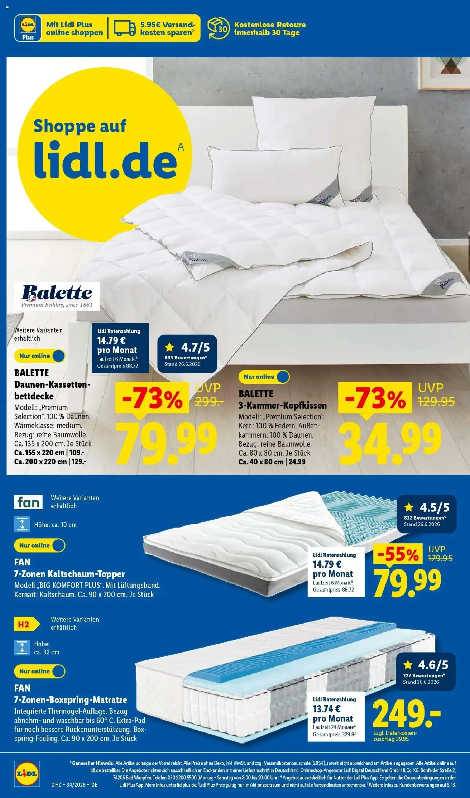 Lidl Prospekt Einbeck (ab 17.08.2026) zum Blättern » Angebote | Seite: 28 | Produkte: Box, Bad, Bettdecke, Telefon