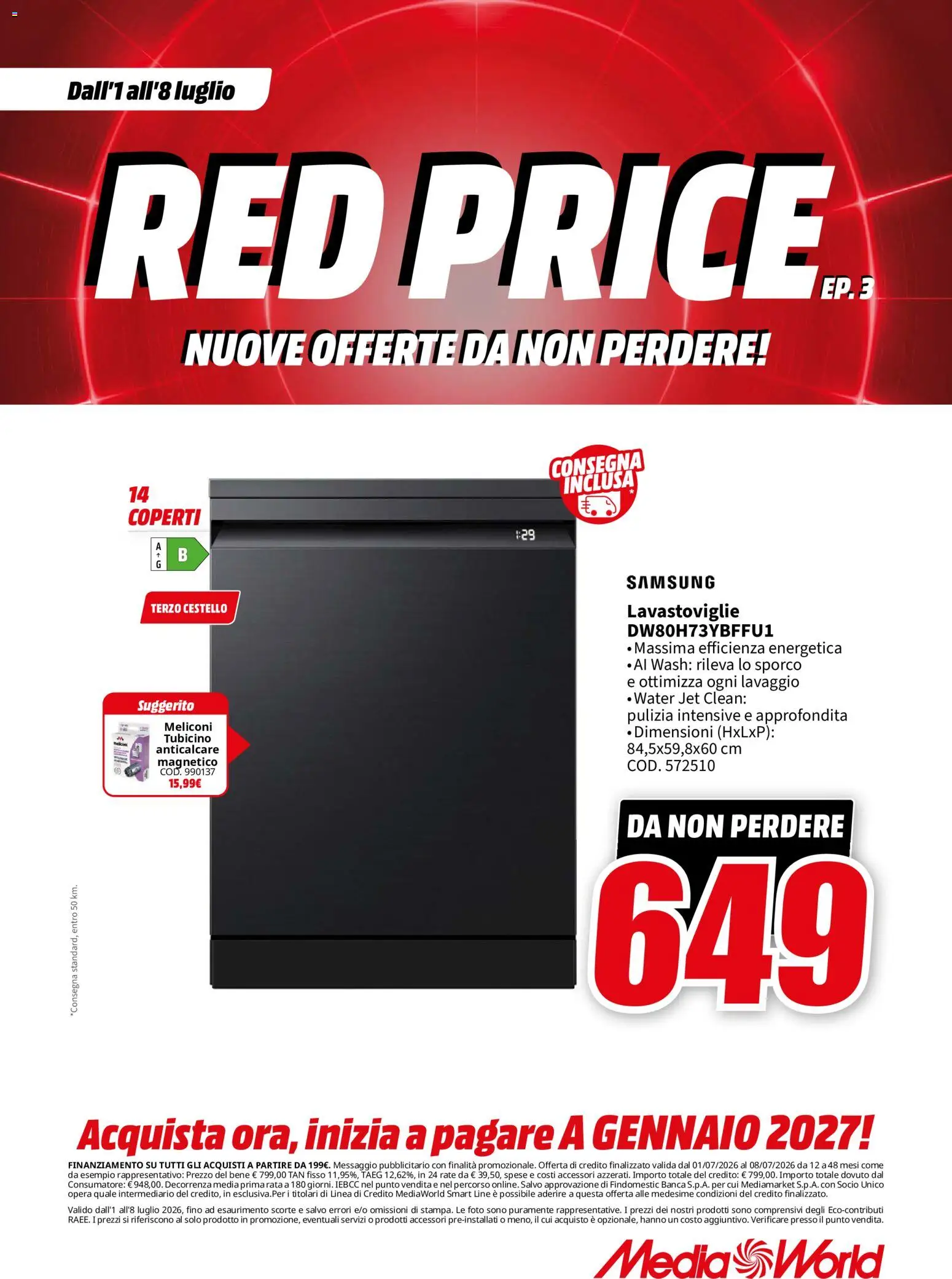 Volantino Media World del 01/07/2026 | Pagina: 69