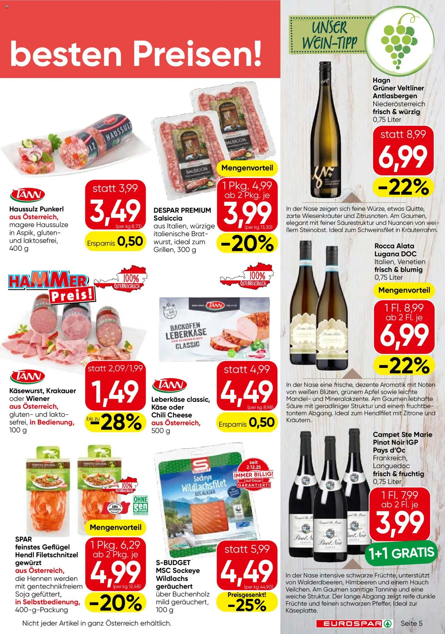 Eurospar Flugblatt gültig ab 03.06.2026 | Seite: 5