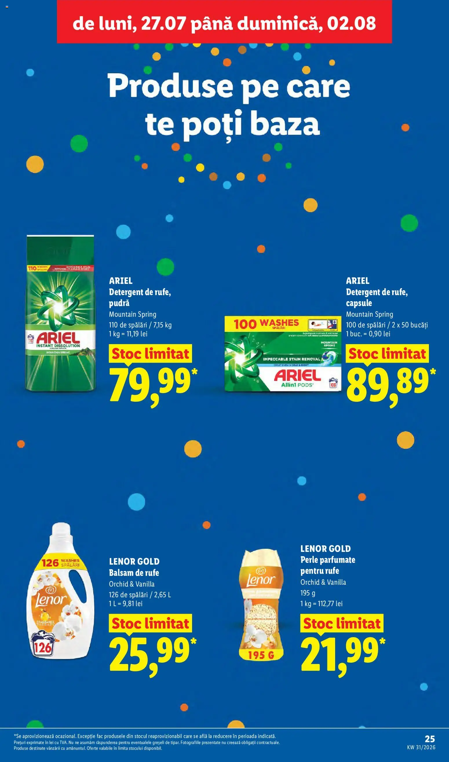Noul catalog Lidl – valabil de la 27.07.2026 | Pagină: 25