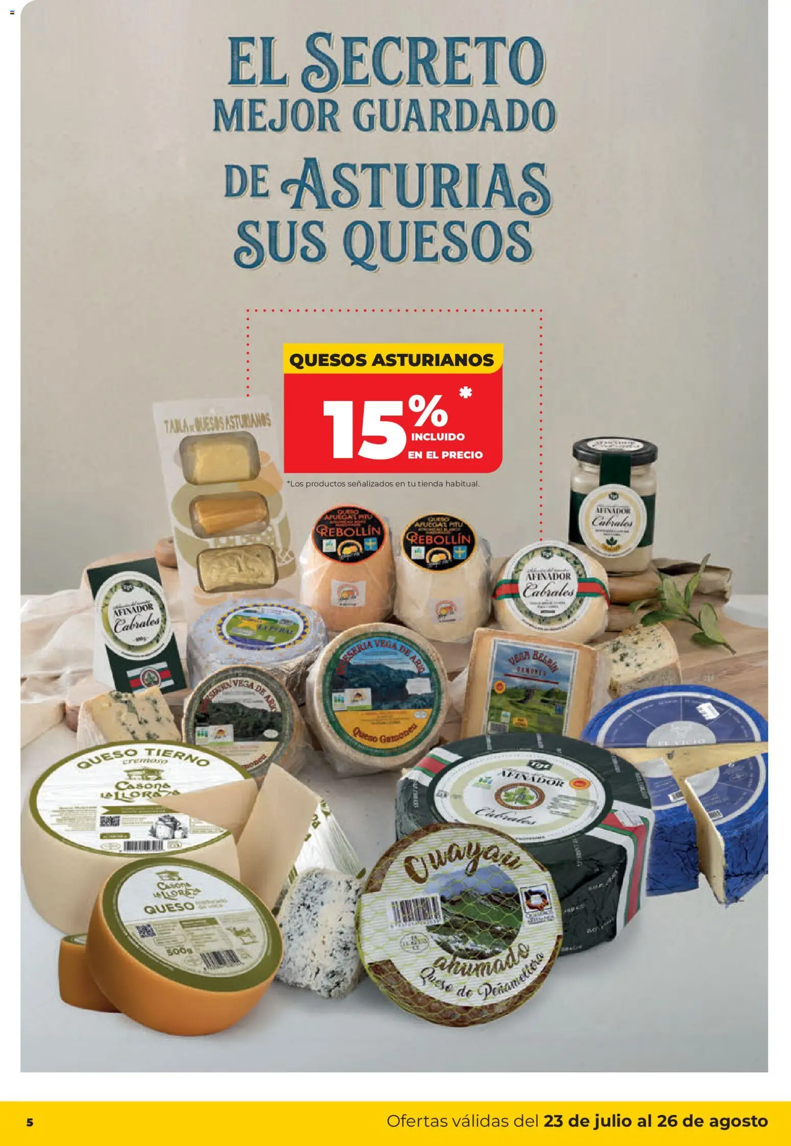 Alimerka folleto Castilla y León │ válido desde el 23/07/2026 | Página: 5 | Productos: Queso