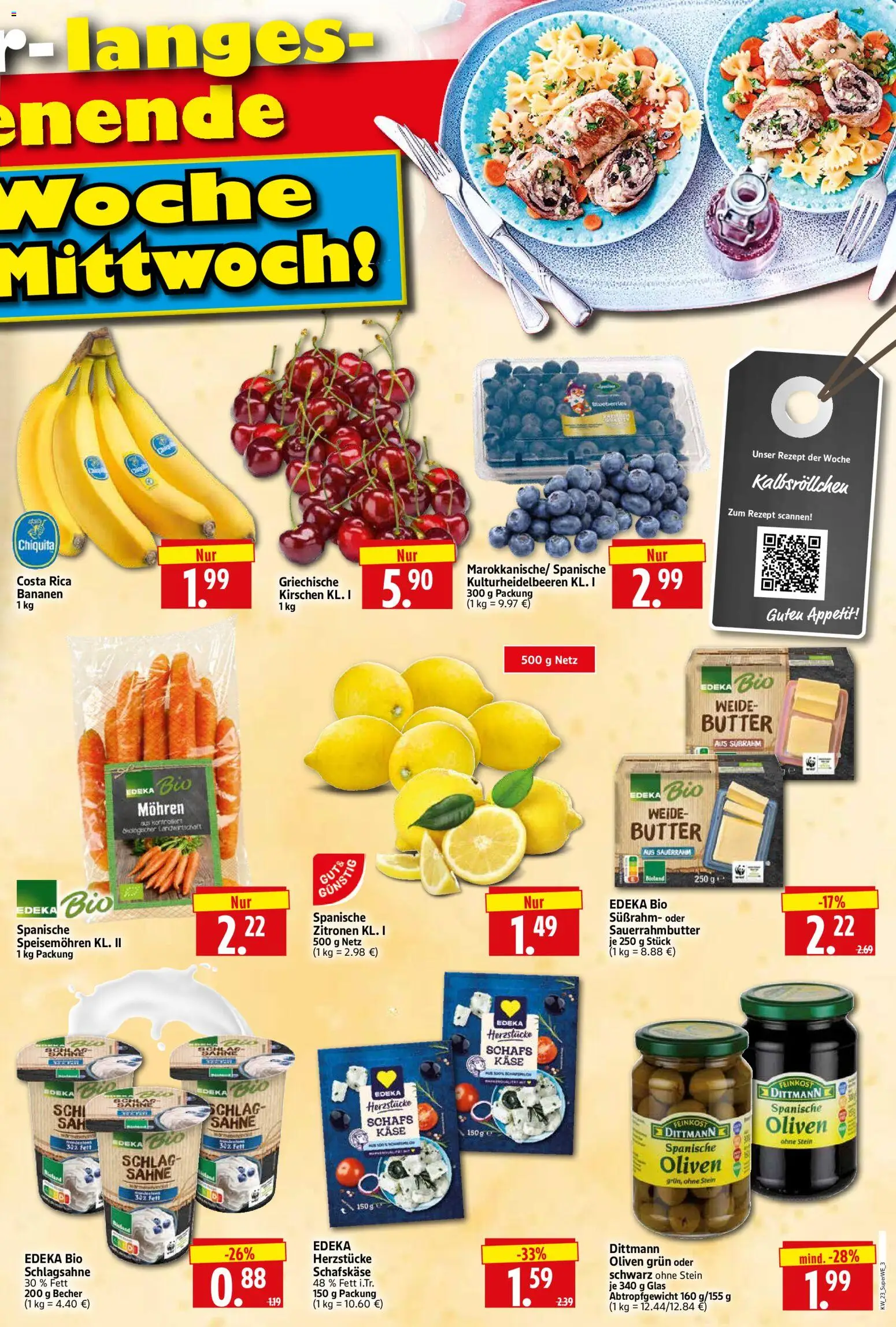 HERKULES Sonderbeilage – gültig ab 03.06.2026 | Seite: 3 | Produkte: Schlagsahne, Kirschen, Sauerrahm, Sahne