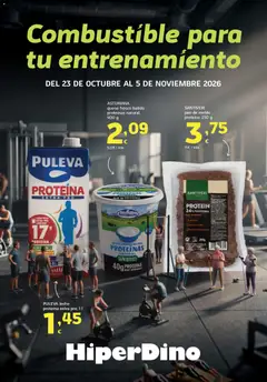 Vista previa HiperDino Combustíble para tu entrenamíento válido desde el 23/10/2026