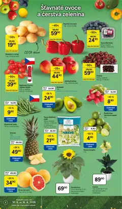Náhled letáku Rajčeska Cherry rajčata Rubín, 300 g, balená od 10.06.2026 | Strana: 4