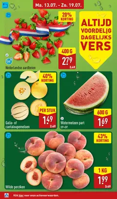 Nederlandse aardbeien, Nederlandse aardbeien - Voorbeeld van een folder van Aldi, geldig van 13-07-2026 | Pagina: 4