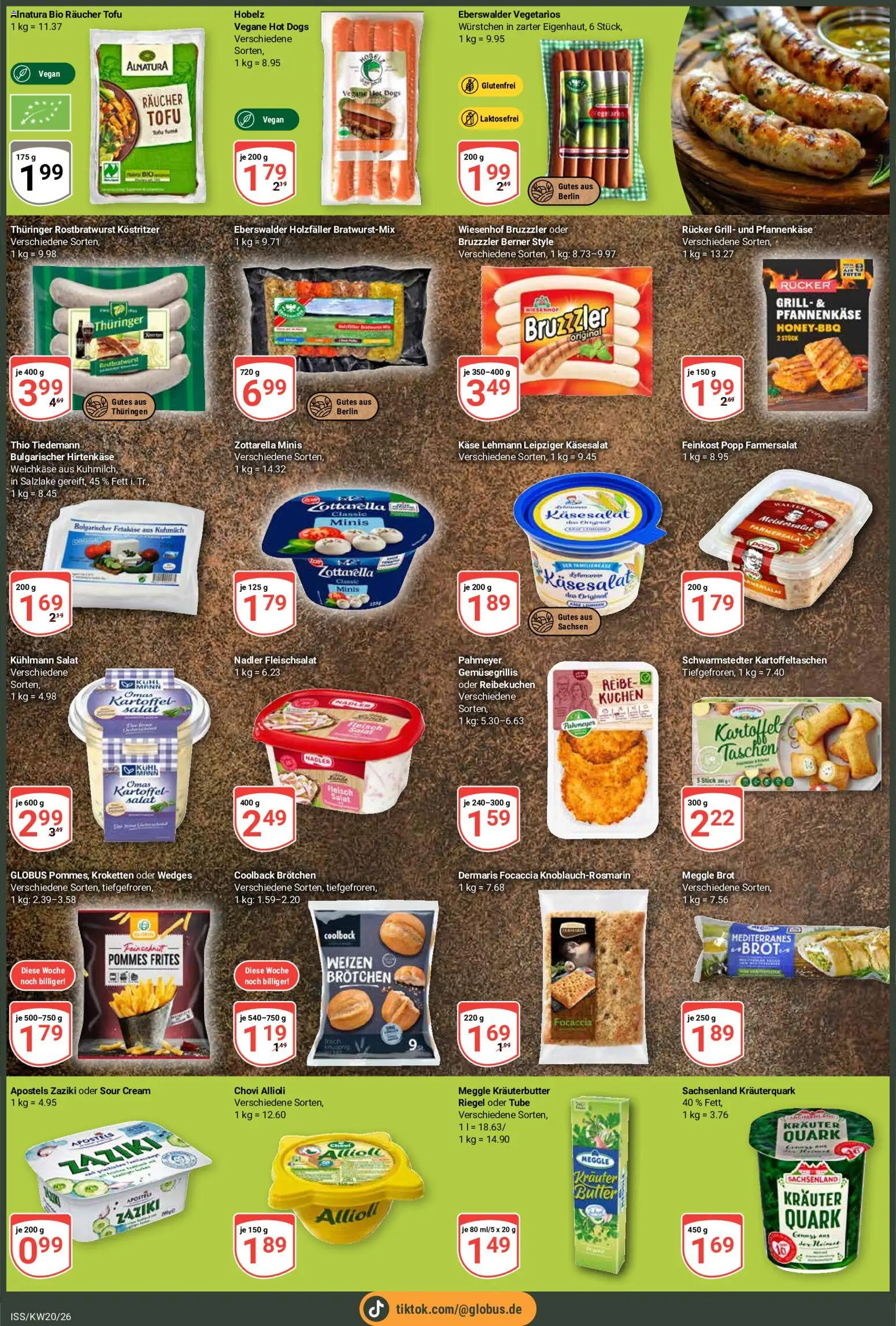 Globus Prospekt 	 – gültig ab 11.05.2026 | Seite: 2 | Produkte: Grill, Quark, Pommes, Kuchen