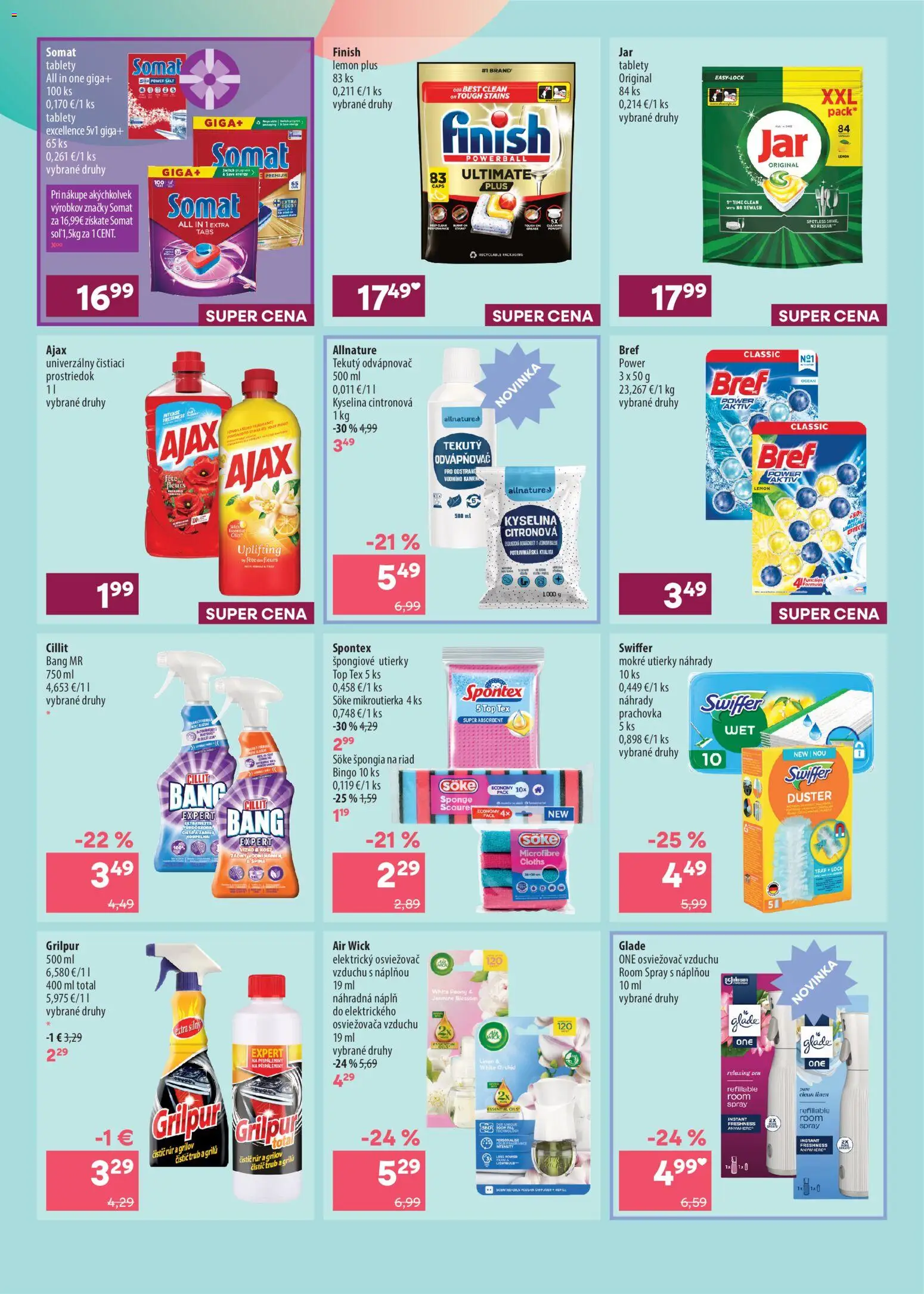 Nové 101 drogerie akcie – leták je platný od 09.09.2026 | Strana: 8 | Produkty: Osviežovač vzduchu, Riad, Air Wick