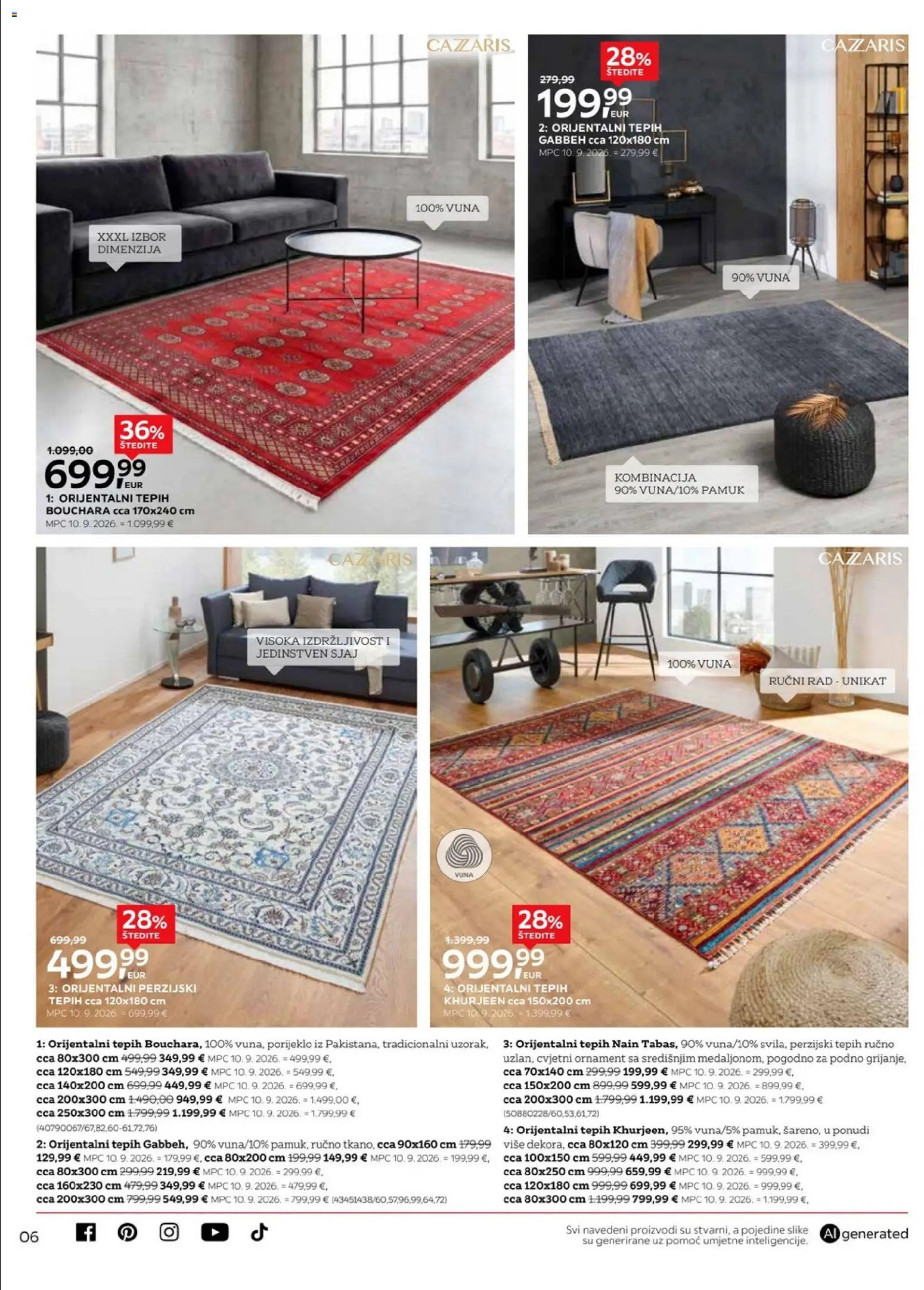 Lesnina katalog | vrijedi od 01.10.2026 | Stranica: 5 | Proizvodi: Tepih