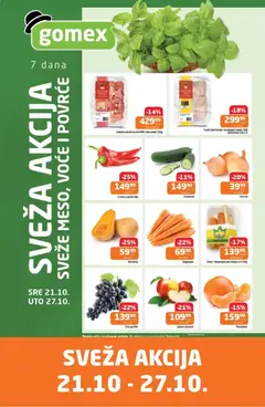 Gomex katalog Sveža akcija - pregled Gomex kataloga - važi od 21.10.2026