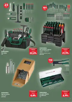 Kaufland - Karlovac - Pregled kataloga iz trgovine Kaufland, vrijedi od 01.07.2026 | Stranica: 5 | Proizvodi: Kliješta, Parkside