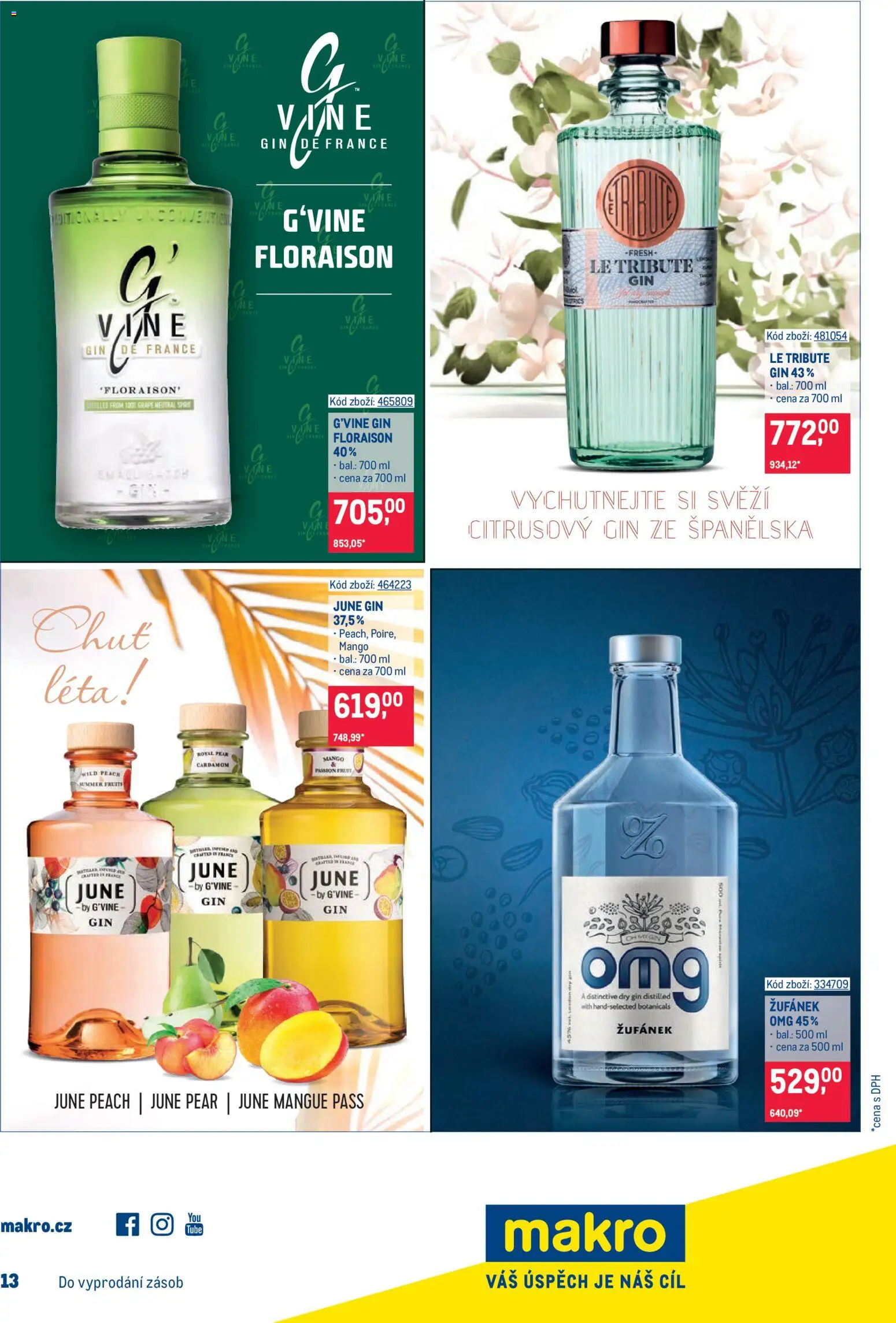 Makro leták - Gastronomie od 03.06.2026 | Strana: 25 | Produkty: Mango, Gin