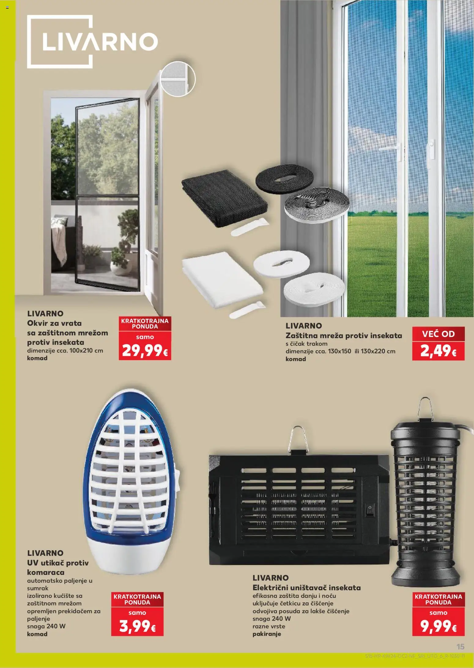 Kaufland katalog | vrijedi od 10.06.2026 | Stranica: 15 | Proizvodi: Vrata, Utikač