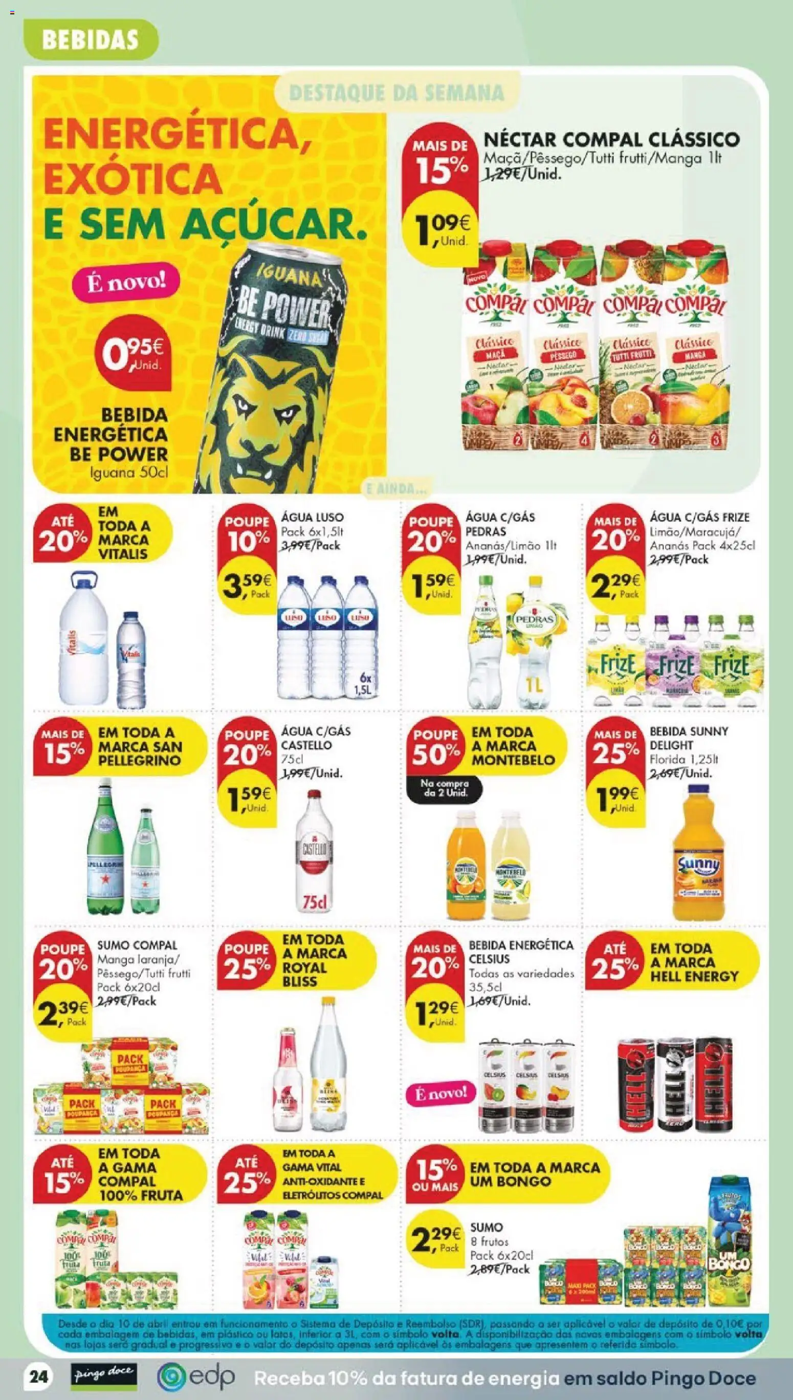 Pingo Doce folheto │ válido de 21/07/2026 | Página: 32 | Produtos: Agua, Maça, Sumo, Bebida
