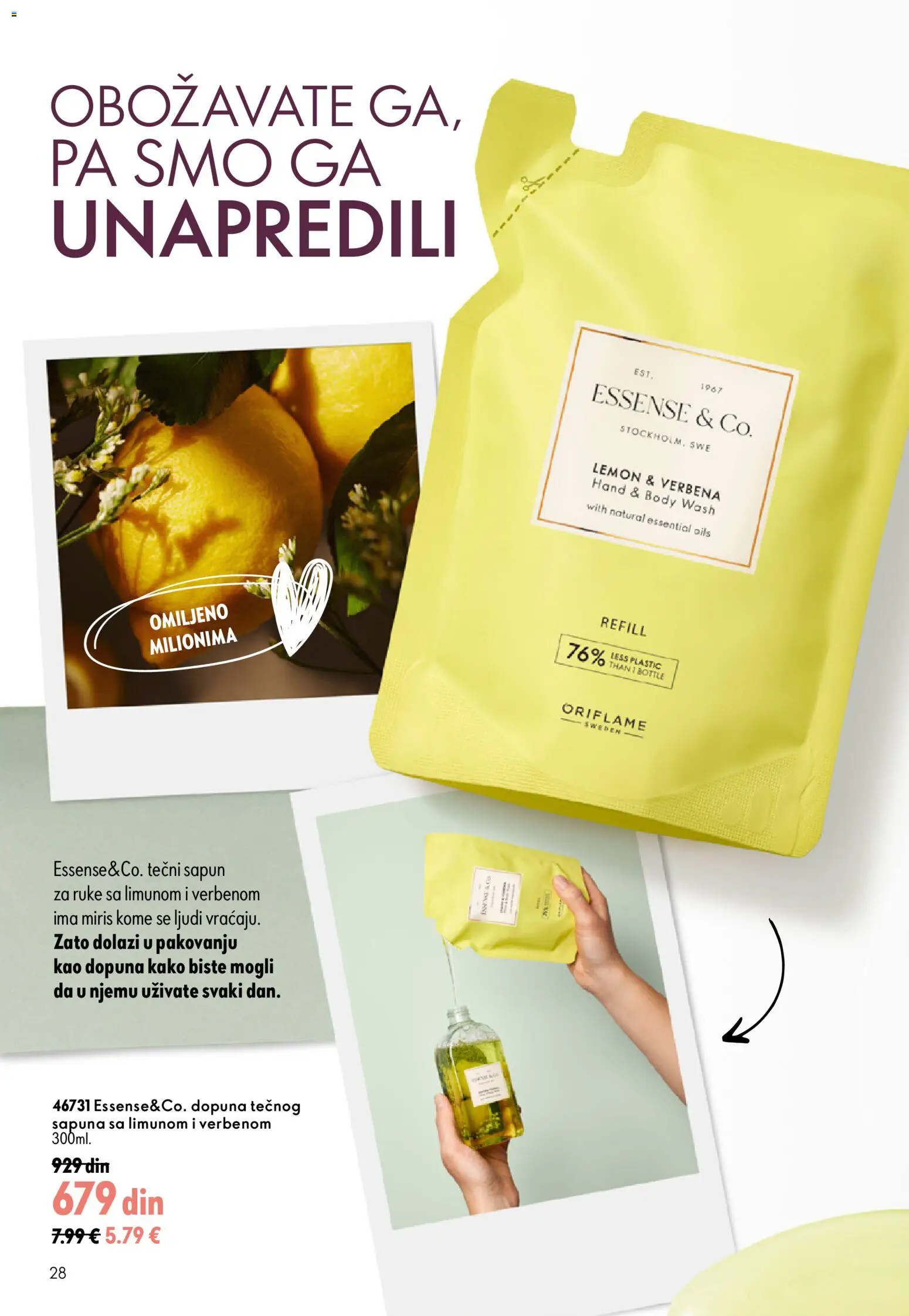 Oriflame katalog - važi od 16.09.2026 | Strana: 28 | Proizvode: Tečni sapun, Miris, Sapun
