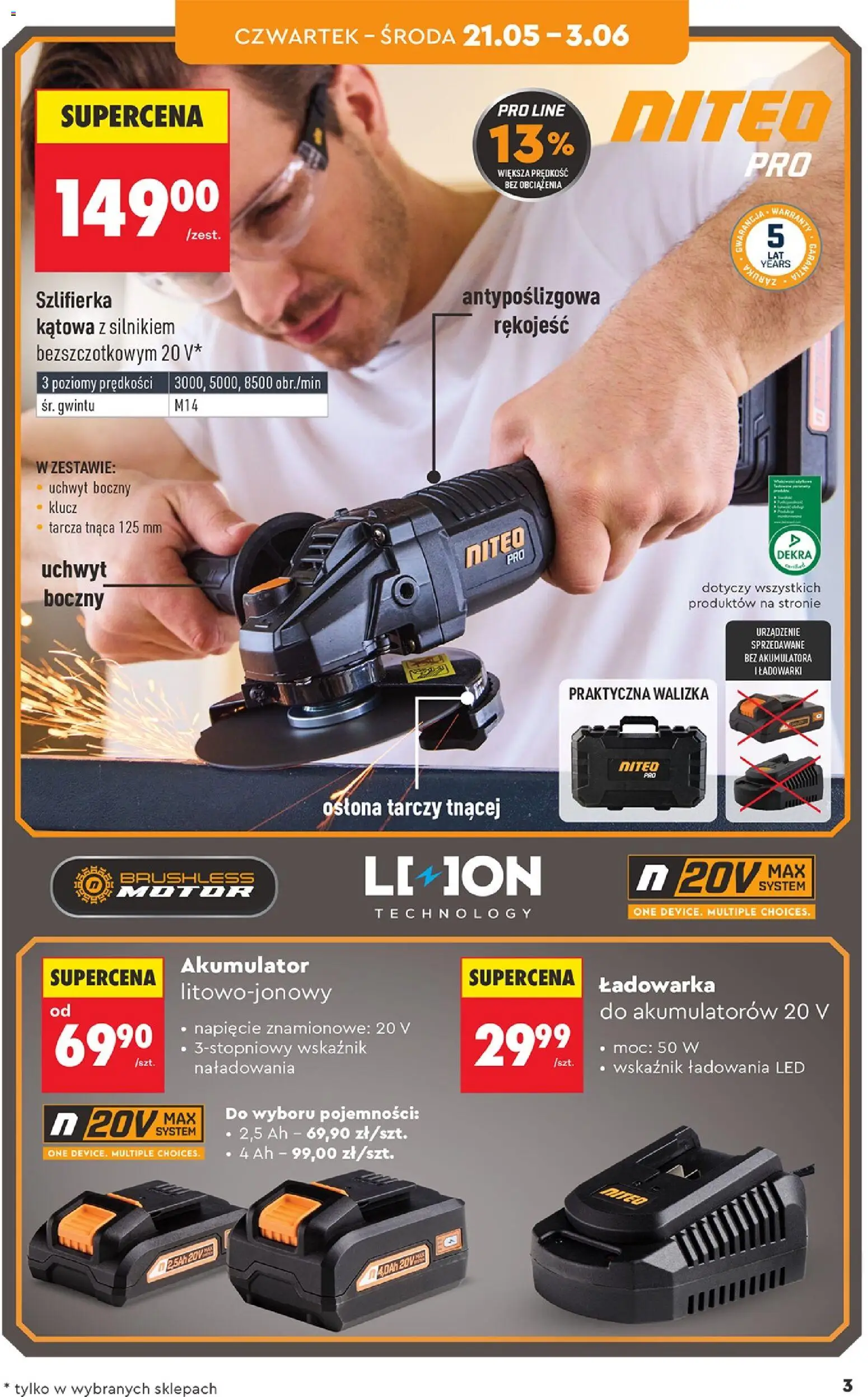 Biedronka gazetka - Hity i inspiracje Niteo od 21.05.2026 | Strona: 3