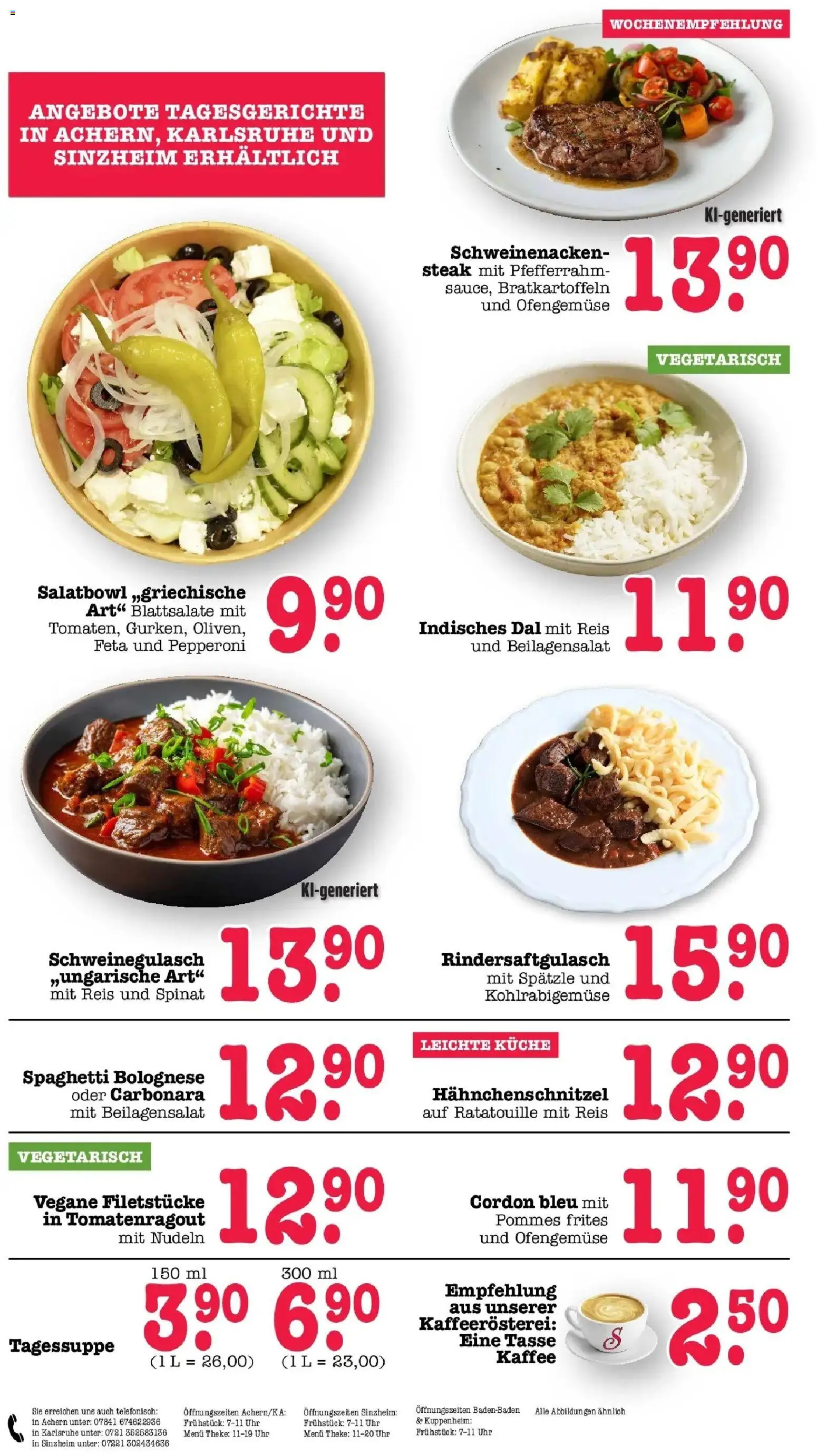 E center Prospekt Achern (ab 24.08.2026) zum Blättern | Seite: 16 | Produkte: Theke, Pommes, Schweinenacken, Pommes frites