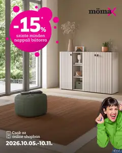 Mömax Aktuális szórólap - amely érvényes a következő dátumtól: 2026.10.05.