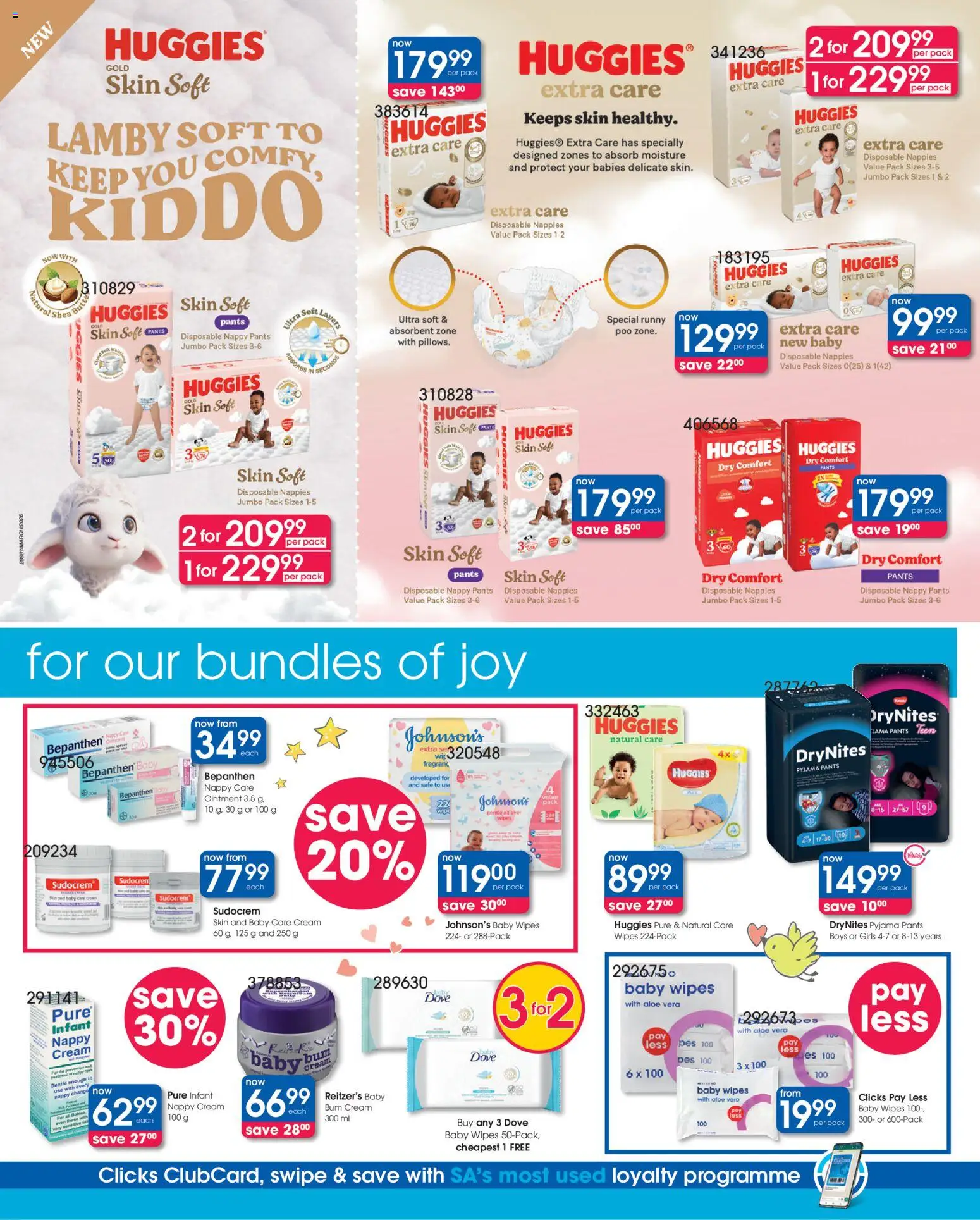 New Clicks catalogue – valid from 23/06/2026 | Page: 34 | Products: Pants, Cream, Nappies