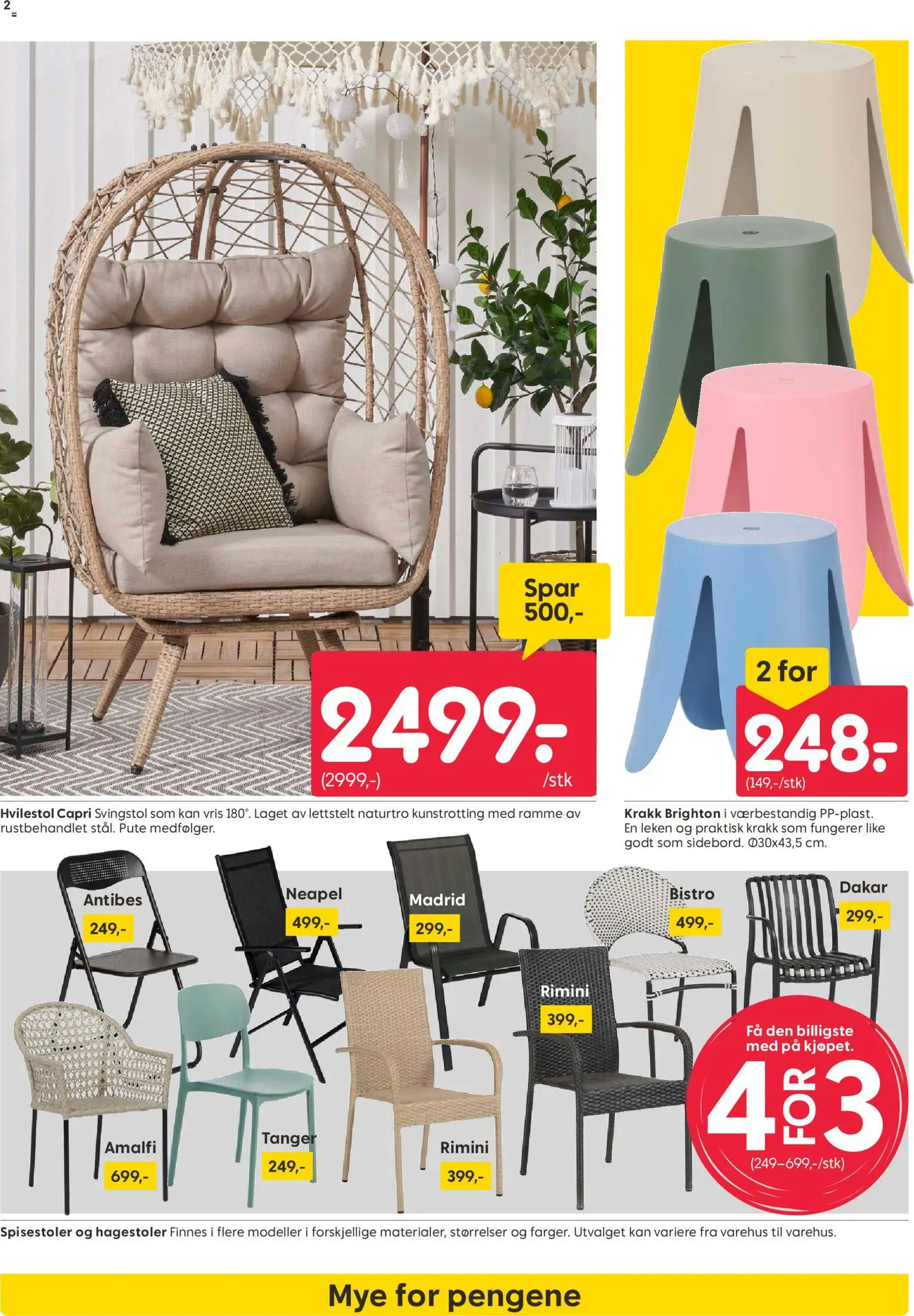 {H1} | Side: 2 | Produkter: Krakk, Hvilestol, Pute, Capri