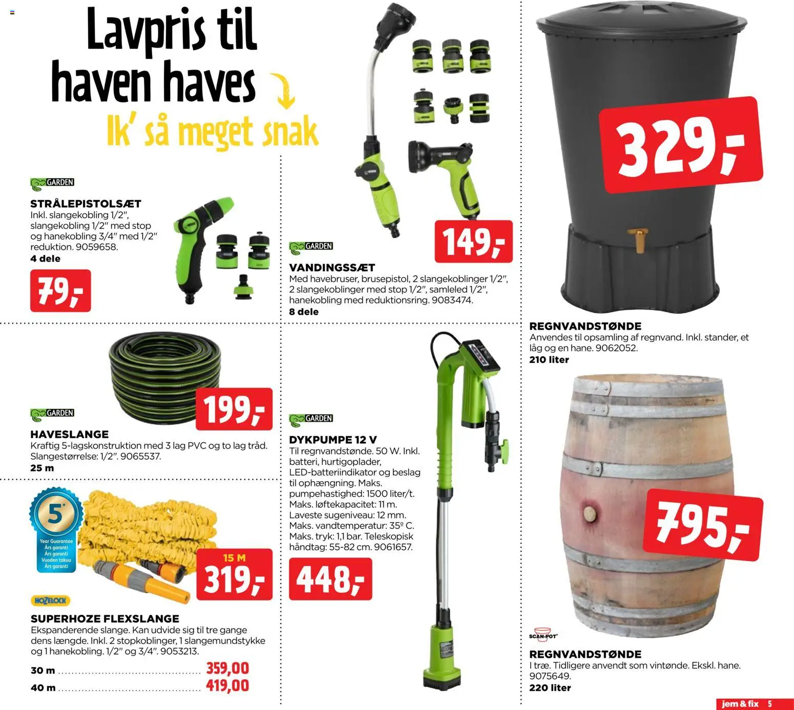 Jem & fix tilbudsavis – gyldig fra 24.05.2026 | Side: 5 | Produkter: Søm