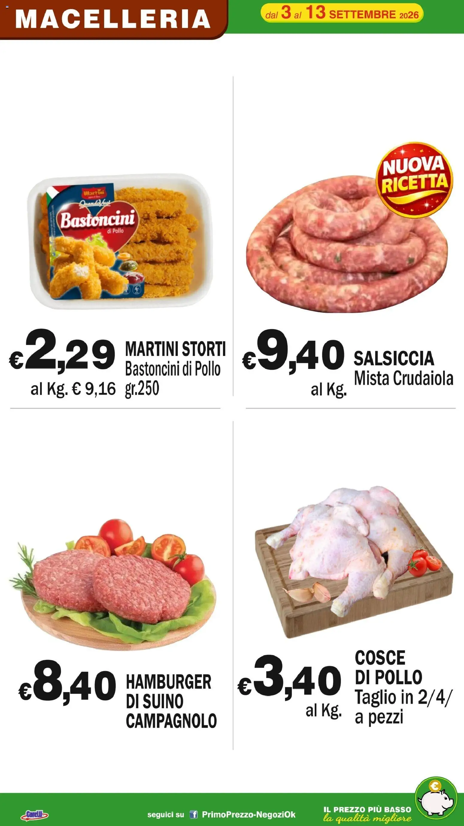 Volantino Primo Prezzo del 03/09/2026 | Pagina: 34