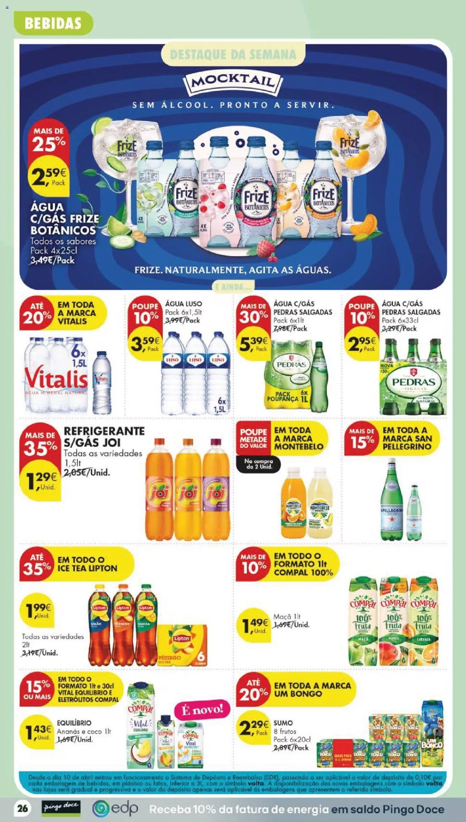 Pingo Doce folheto │ válido de 18/08/2026 | Página: 32 | Produtos: Refrigerante, Maça, Coco, Água mineral
