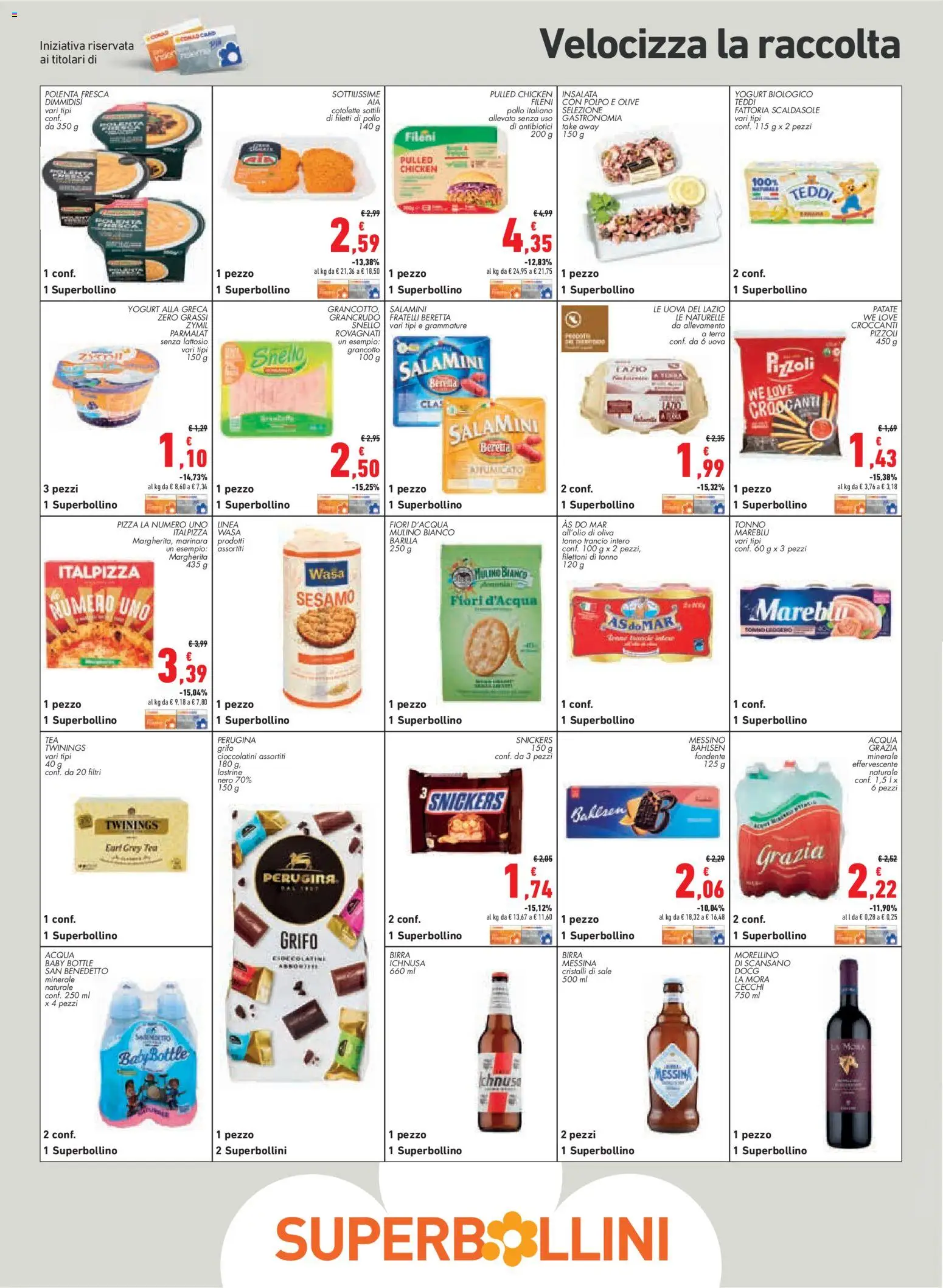 Volantino Conad del 04/11/2026 | Pagina: 18 | Prodotti: Pizza, Polpo, Sesamo, Senza lattosio