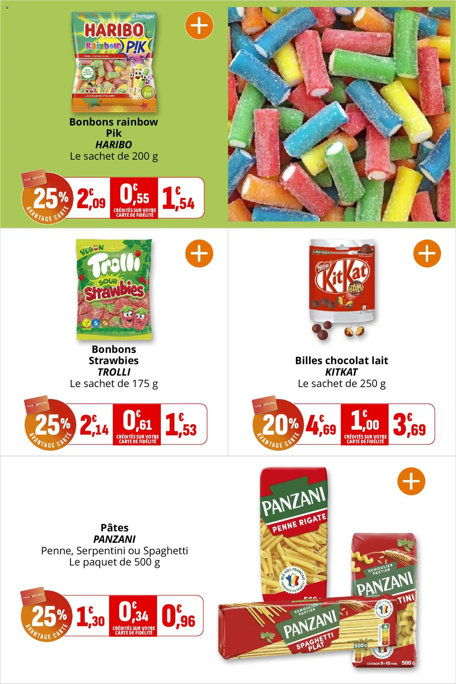 {H1} | Page: 17 | Produits: Lait, Chocolat, Bonbons, Pâtes