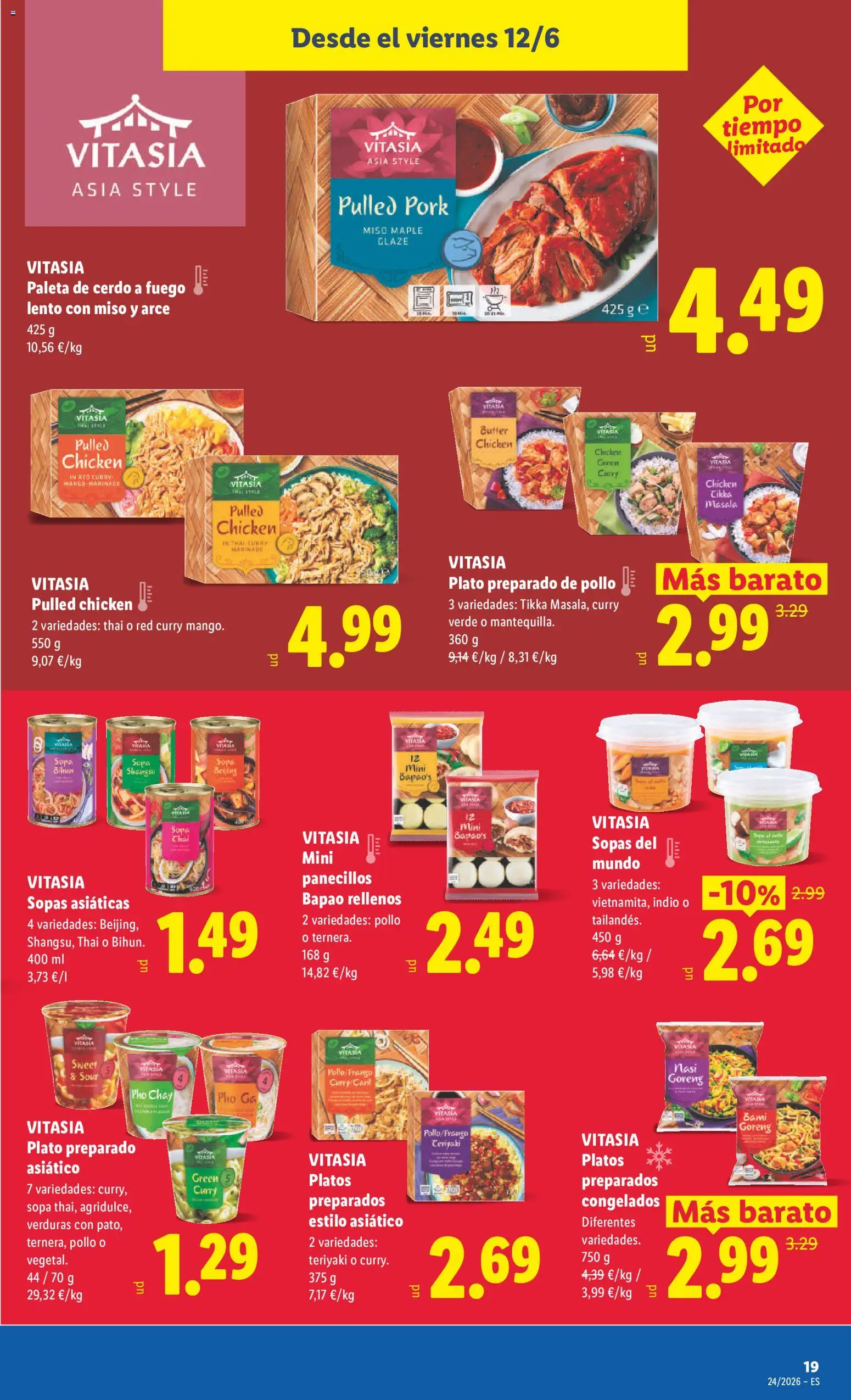 Lidl folleto Baleares │ válido desde el 08.06.2026 | Página: 19 | Productos: Cerdo, Κλειδαριά της πόρτας