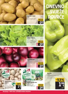 Tommy Katalog - Pregled kataloga iz trgovine Tommy, vrijedi od 07.05.2026 | Stranica: 3 | Proizvodi: Paprika, Šampinjoni, Luk, Povrće
