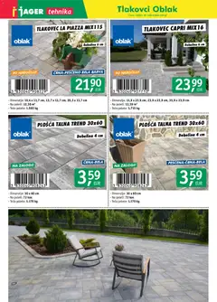 Jager katalog akcije – veljaven od 21.08.2026 | Stran: 7 | Izdelki: Teza, Kos, Barva, Tlakovec