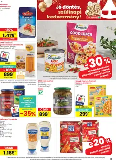 Spar akciós újság - amely érvényes a következő dátumtól: 2026.07.30. | Oldal: 13 | Termékek: Pesto, Maggi, Rizs, Gluténmentes