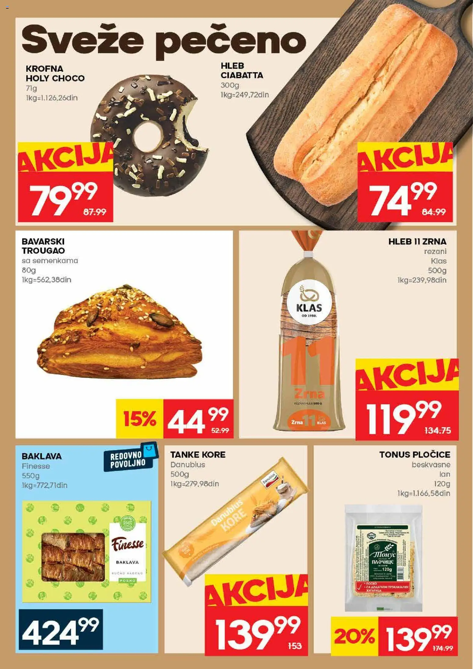 Idea katalog - važi od 07.05.2026 | Strana: 12 | Proizvode: Baklava, Hleb