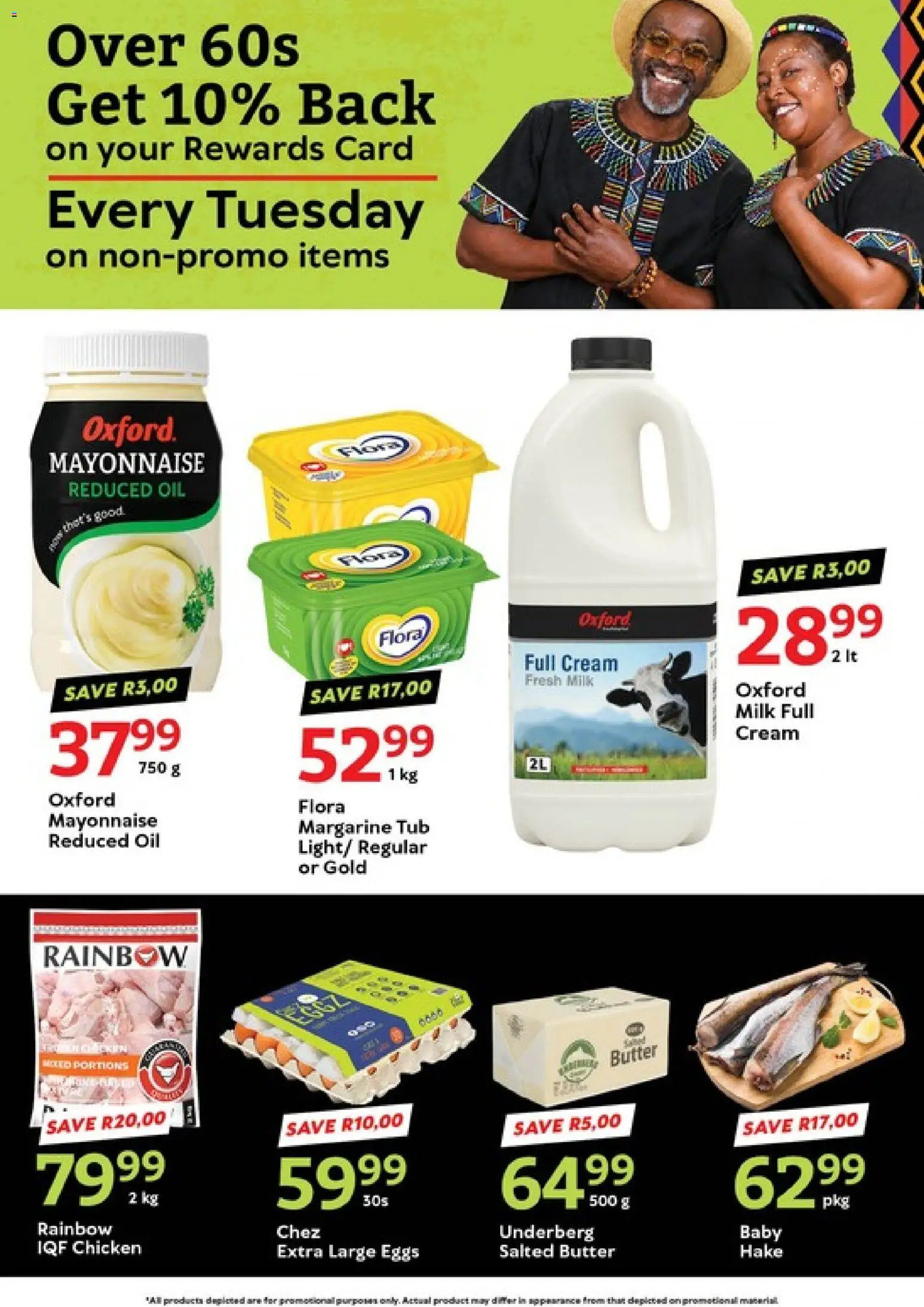 New Oxford Freshmarket catalogue – valid from 06/10/2026 | Page: 7 | Products: Milk, Butter, Chicken, Mayonnaise