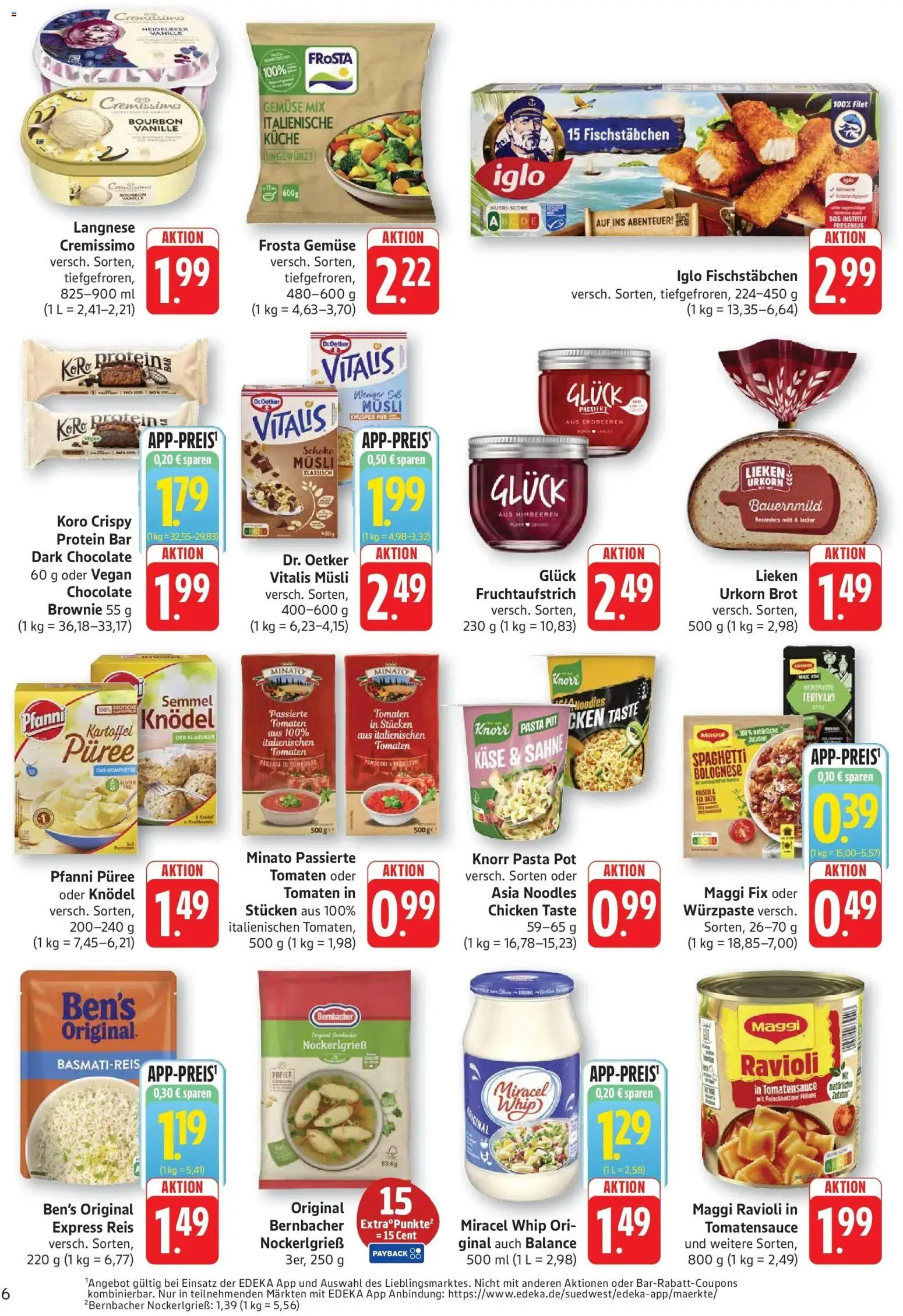 Edeka Prospekt Kröppen (ab 12.10.2026) » Angebote Online | Seite: 6 | Produkte: Maggi, Tomaten, Knorr, Gemüse