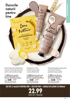 Ofertele Oriflame valabile de la 08.07.2026 | Pagină: 125 | Produse: Ulei de păr, Ulei, Cremă de mâini, Smoothie