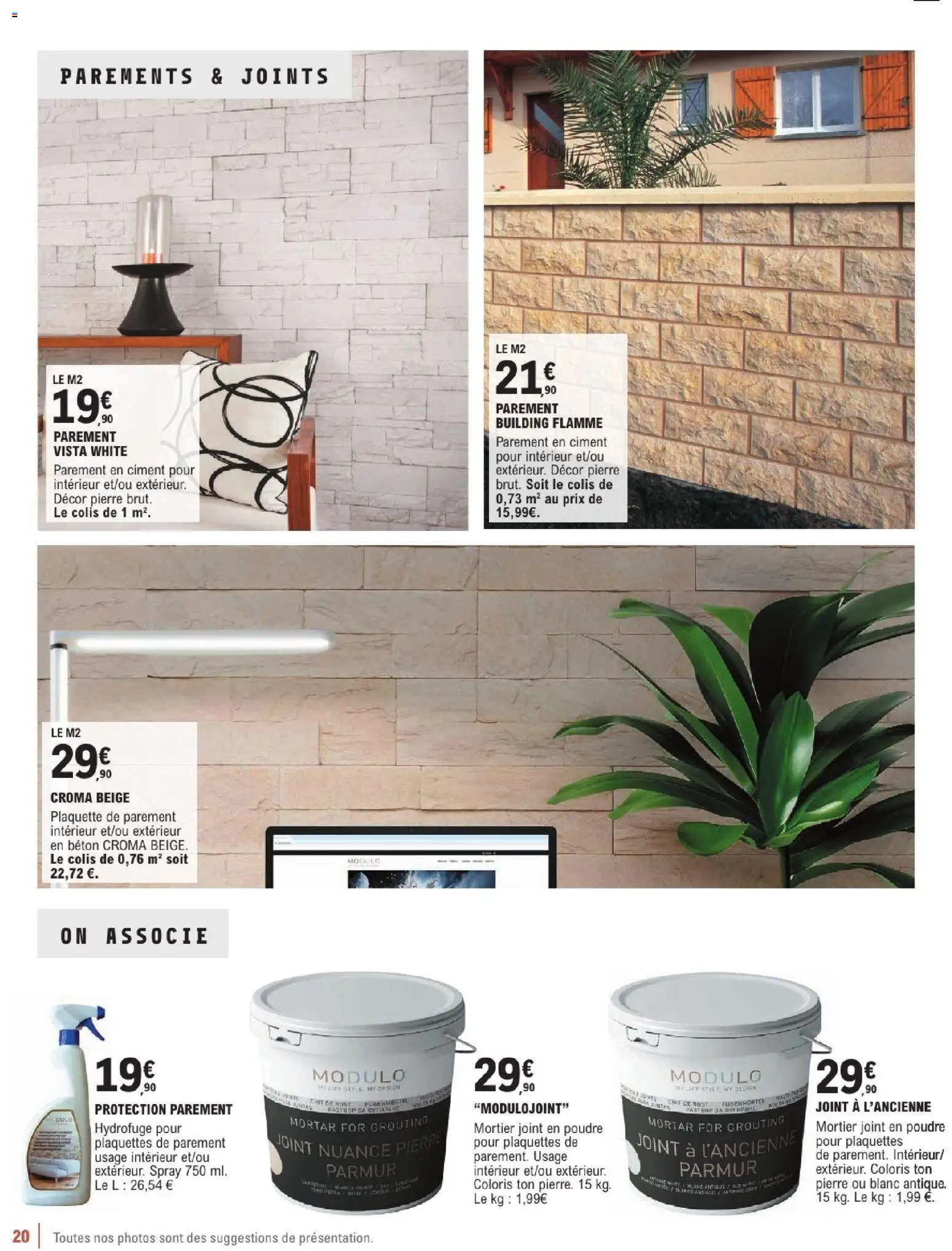 {H1} | Page: 20 | Produits: Ciment, Poudre, Mortier